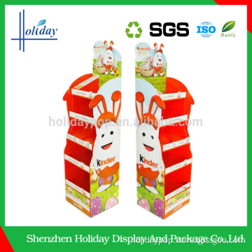 Anti-uv retail flooring cardboard display stand